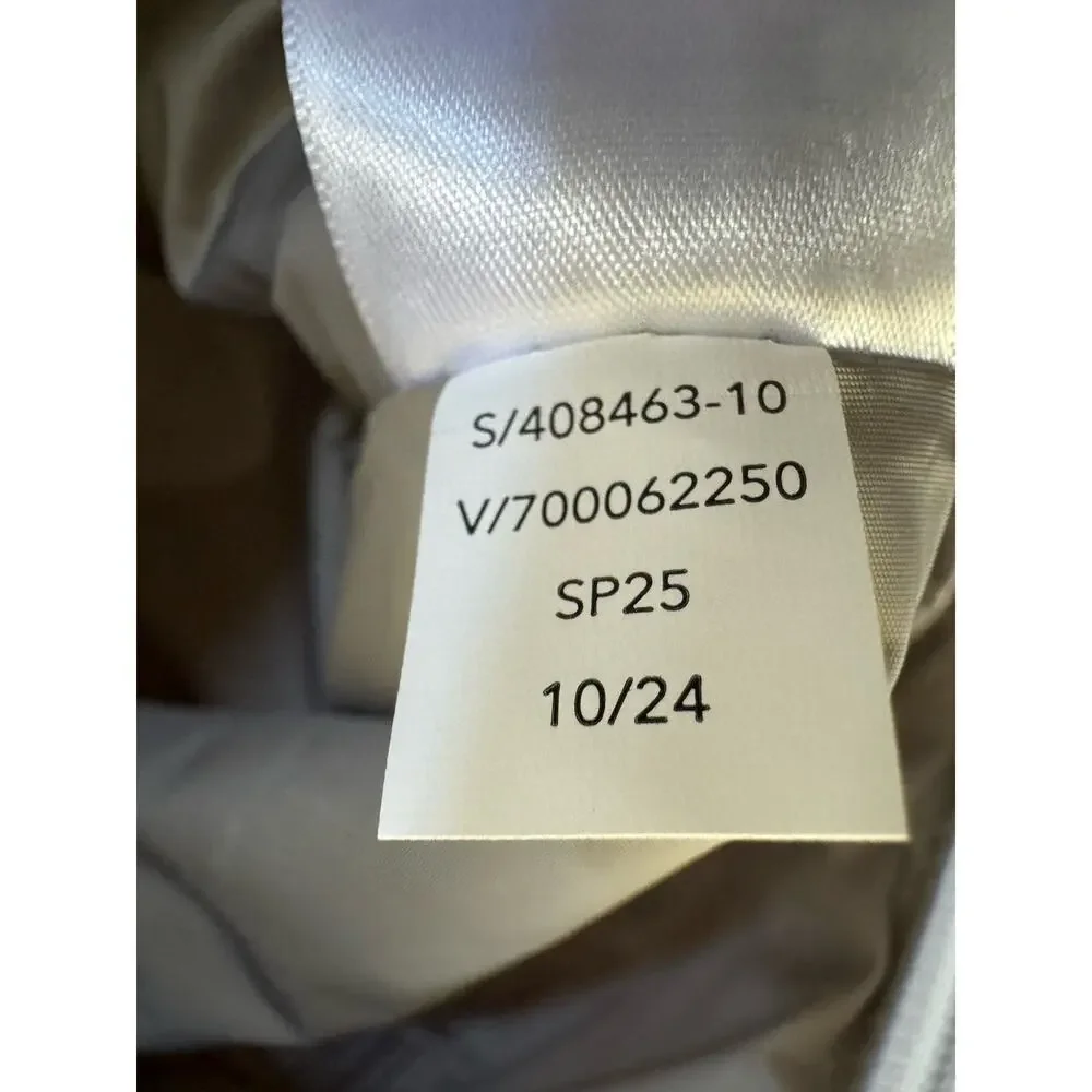 Athleta Medium All About Cosmetic Bag in Gossamer Light Pale Blue Toiletry #NE58
